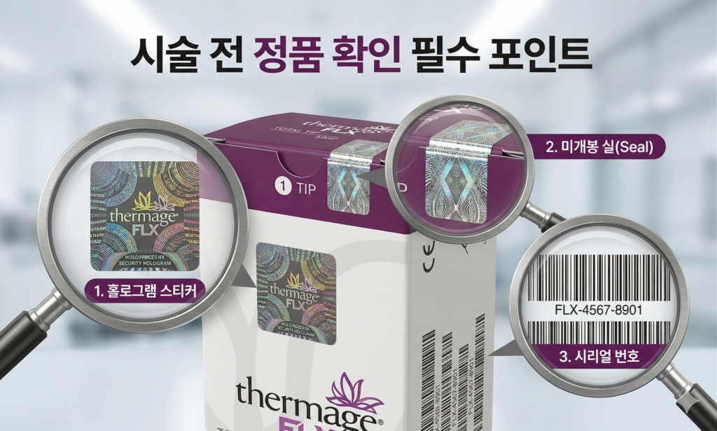 如何检查 Apgujeong Thermage 的真伪：治疗前需注意的全息图和序列号指南