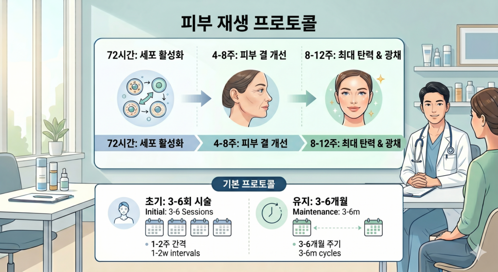 압구정 줄기세포 시술 후 시기별 탄력 개선 타임라인
