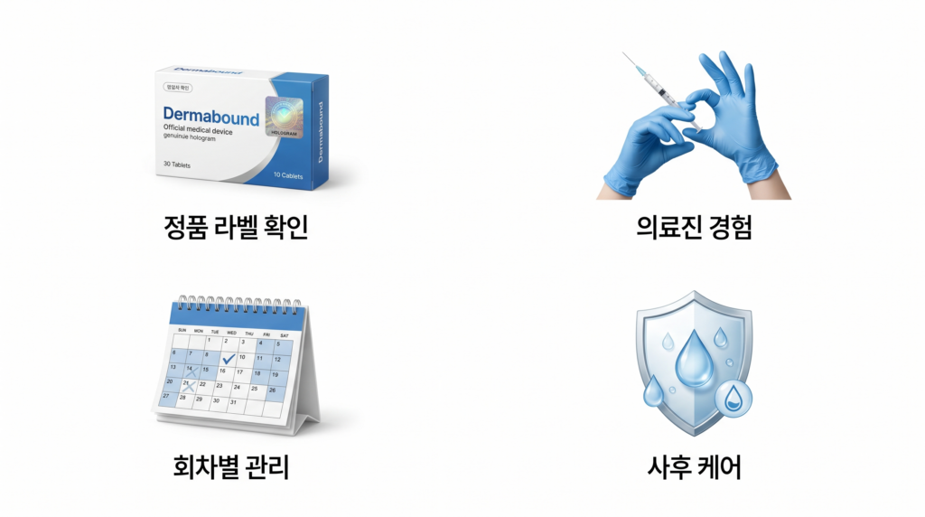 정품 및 의료기기 4등급 확인을 포함한 힐로웨이브 필러 시술 전 필수 체크리스트
