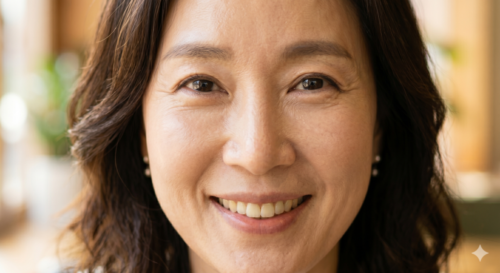신사 올타이트 시술을 찾는 피부 탄력 저하와 처짐 고민의 여성

