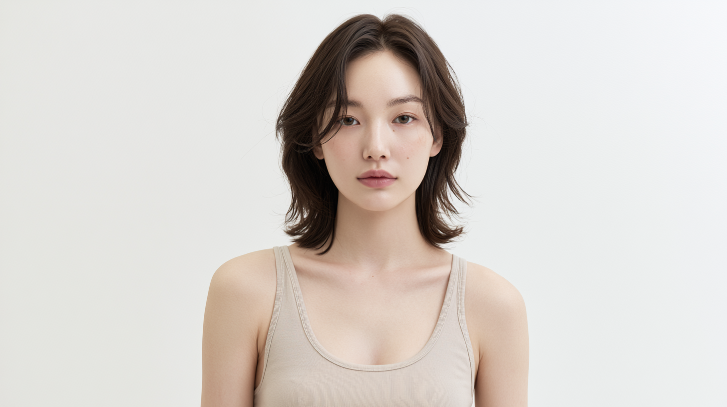 쿨소닉 비용을 알아보는 30대 여성의 초음파 리프팅 에디토리얼 뷰티 포트레이트