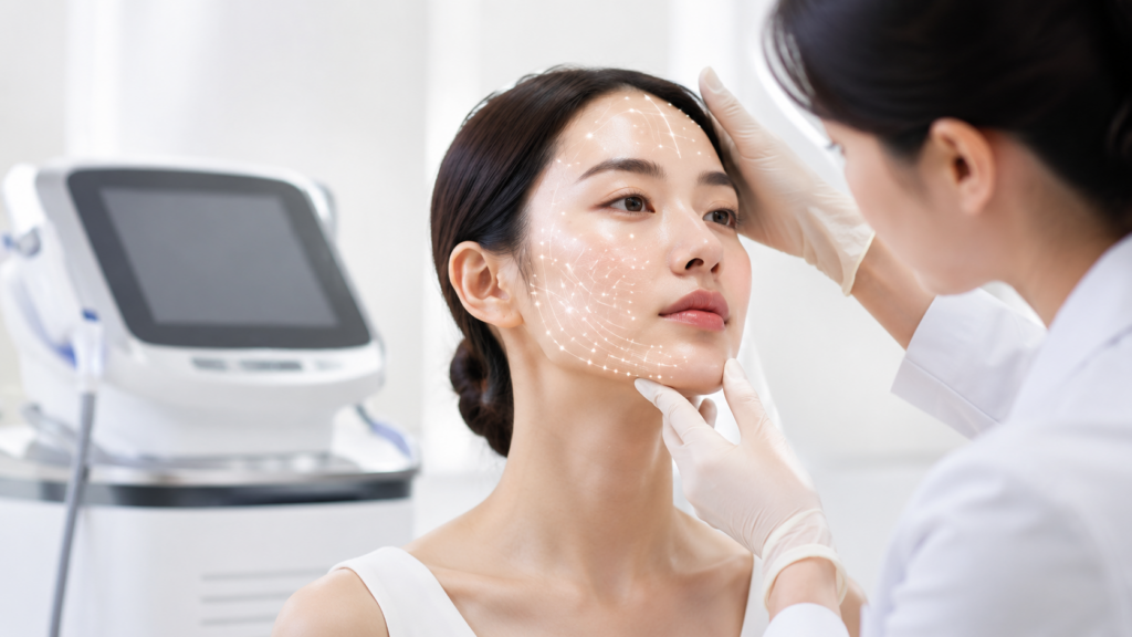 쿨소닉 비용 차이를 만드는 장비와 시술자 인포그래픽
