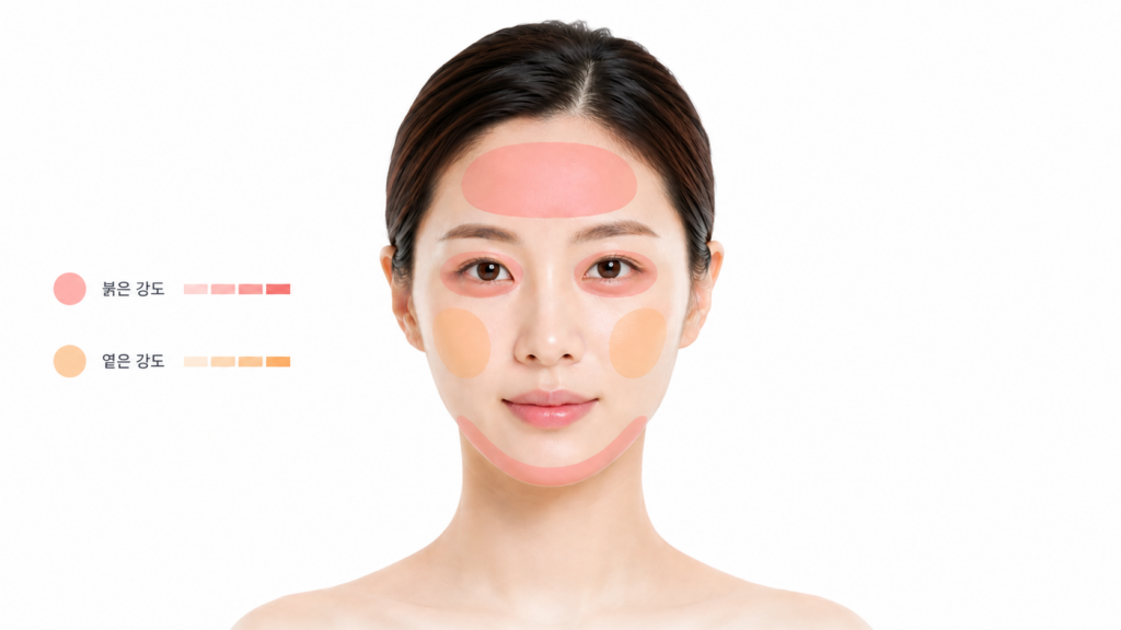 세르프 통증, 정말 써마지보다 덜 아플까? 세르프 통증이 얼굴 부위별로 다르게 느껴지는 이유 설명 이미지