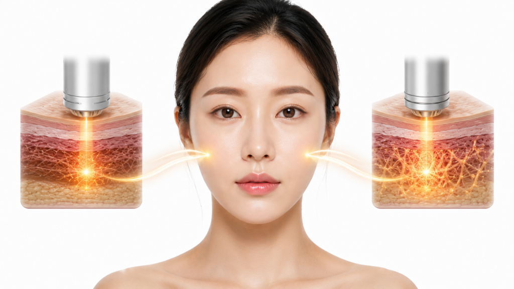 세르프 유지기간을 고려한 시술 계획을 표현한 이미지
